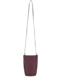 Brunello Cucinelli - Bc Duo Logo-Print Leather Crossbody Bag - Lyst