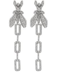Patrizia Pepe - Fly Rhinestone-Embellished Earrings - Lyst
