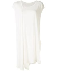 Y's Yohji Yamamoto - Asymmetric T-Shirt Dress - Lyst