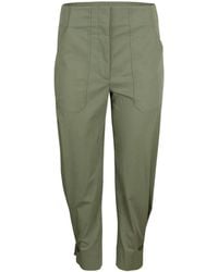 Veronica Beard - Stapleton Button-Cuff Trousers - Lyst