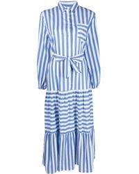 Semicouture - Striped Maxi Dress - Lyst