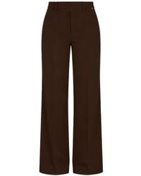 Liu Jo - Pressed-Crease Wide-Leg Trousers - Lyst
