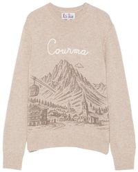 MC2 Saint Barth - New Queen Graphic-Print Embroidered Sweater - Lyst