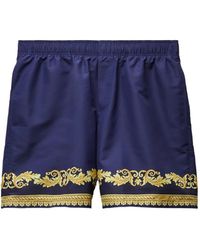Versace - Printed Boardshorts - Lyst