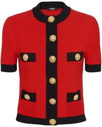 Balmain - Sustainable buttoned cardigan - Lyst