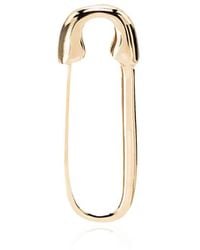 Anita Ko - 18Kt Safety Pin Earring - Lyst