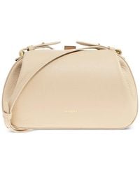 Yuzefi - Mini Oyster Grained-Leather Shoulder Bag - Lyst