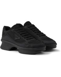 Prada - Sneakers Met Triangel Logo - Lyst