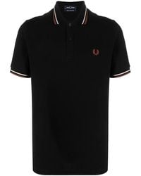 Fred Perry - Logo Cotton Polo Shirt - Lyst