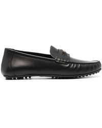 Versace - Medusa Penny Loafers - Lyst