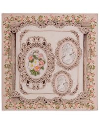 Agua Bendita - Ceiba Paraiso Printed Silk Scarf - Lyst