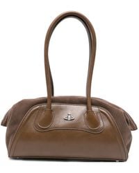 Vivienne Westwood - Small Shirley Orb-Plaque Panelled Tote Bag - Lyst