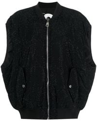 Khrisjoy - Chaleco Acolchado Con Detalles De Strass - Lyst