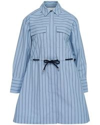 3.1 Phillip Lim - Long-Sleeves Belted Mini Shirt Dress - Lyst