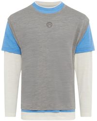 Marine Serre - Camiseta a capas - Lyst