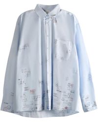 Vetements - Stamp-print Cotton Shirt - Lyst