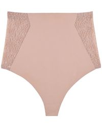 Aubade - Sculpt Lace-Panel Thong - Lyst