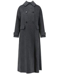 Aspesi - Double-Breasted Button-Cuff Coat - Lyst