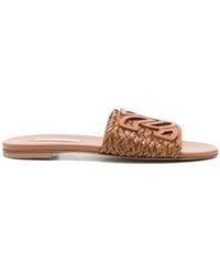 Casadei - Braided Sandals - Lyst