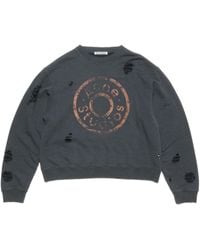 Acne Studios - Logo-Print Sweatshirt - Lyst