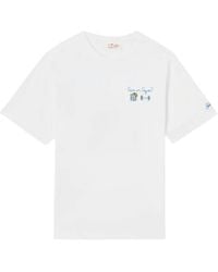 MC2 Saint Barth - Portofino Embroidered T-Shirt - Lyst