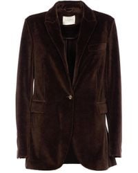 Circolo 1901 - Veste En Velours À Simple Boutonnage - Lyst