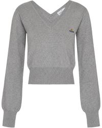 Vivienne Westwood - Beatrice V-Neck Sweater - Lyst