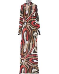PUCCI - Marmo-print Maxi Dress - Lyst