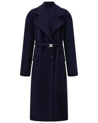 Ferragamo - Belted Coat - Lyst