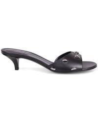 Givenchy - Studded Rings Open-toe Mules - Lyst