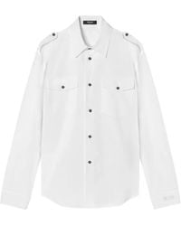 Versace - Cotton-Poplin Regular Shirt - Lyst