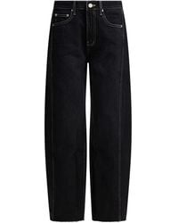 R2W - Contrast-Stitching Jeans - Lyst