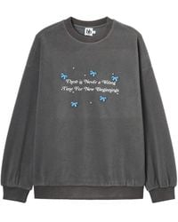 B+ AB - Bow-Appliqué Sweater - Lyst
