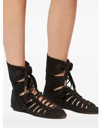 Isabel Marant - Liade High-Top Leather Boots - Lyst