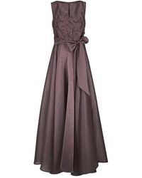 Talbot Runhof - Embellished Tie Maxi Dress - Lyst