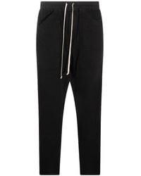 Rick Owens - Drawstring-Waist Drop-Crotch Trousers - Lyst
