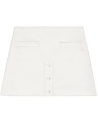Courreges - Tweed Mini Skirt - Lyst