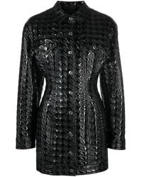 MSGM - Giacca-Camicia Con Motivo Goffrato - Lyst