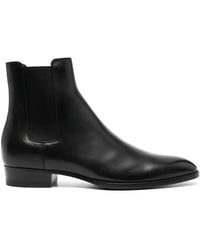 Saint Laurent - Stylish Leather Ankle Boots For - Lyst