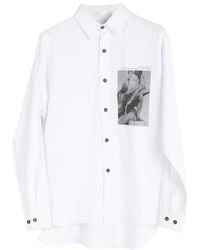 Societe Anonyme - Button Printed Shirt - Lyst