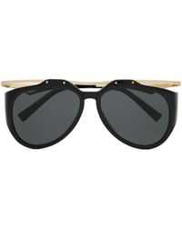 Saint Laurent - Amelia Pilot-frame Sunglasses - Lyst