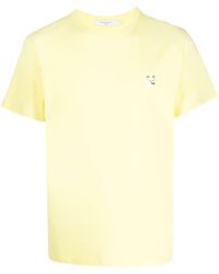 Maison Kitsuné - T-shirt en coton à patch Fox - Lyst