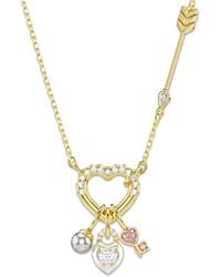 Swarovski - Idyllia Heart-Charm Necklace - Lyst