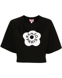 KENZO - T-shirt Met Bloemenprint - Lyst