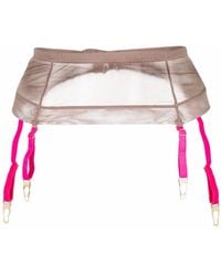Maison Close - Corps À Corps Mesh Garter Belt - Lyst