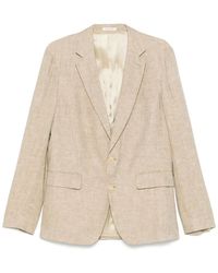 Fursac - Linen Blazer - Lyst