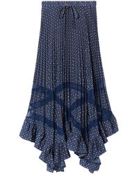 Claudie Pierlot - Jupe Longue À Design Plissé - Lyst