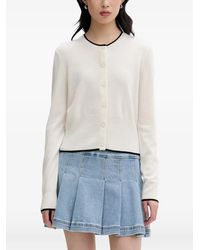 From Future - Contrast-Trim Cardigan - Lyst