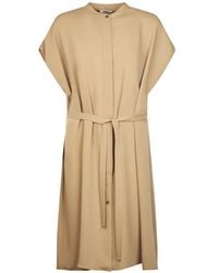 Herno - Belted Midi Dress - Lyst