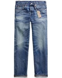 RRL - Slim-Fit Faded Jeans - Lyst